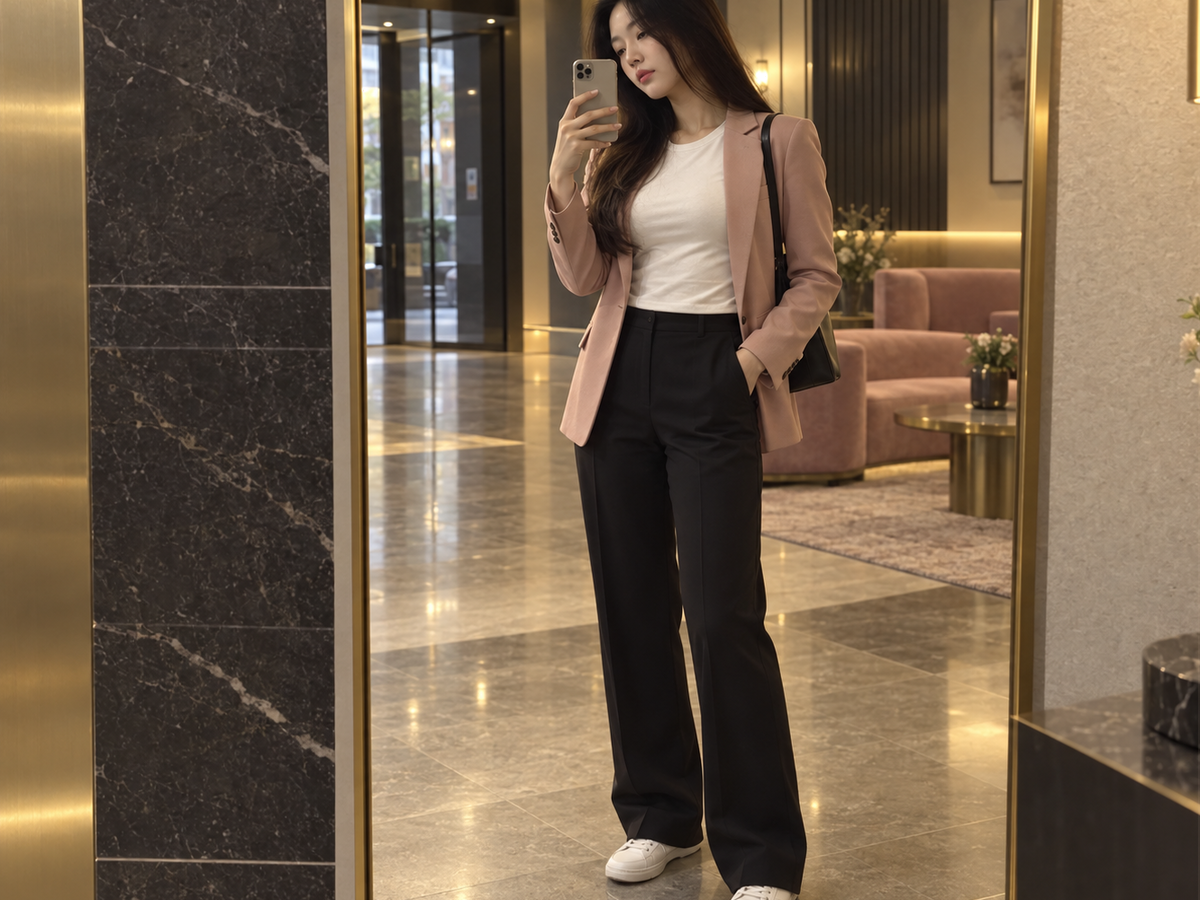 서울 송파 방문 홈케어 일정을 준비하는 젊은 성인 한국 여성 관리사